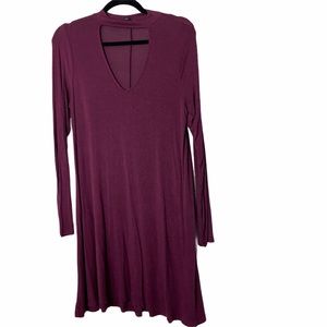 EXPRESS Cut Out Long Sleeve Dress Size Medium